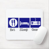 Essen Sie, schlafen Sie, Spiel Mousepad (Mit Mouse)
