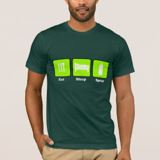 Essen Sie, schlafen Sie, sprühen Sie (Limon) T-Shirt