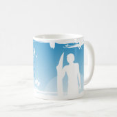 Essen Sie, schlafen Sie, surfen Sie Kaffeetasse (VorderseiteRechts)