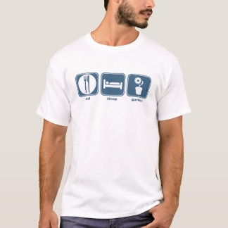 essen Sie Schlafgarten T-Shirt