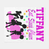 ESSEN SIE SCHLAFKÄSE PERSONALISIERTEN FLEECKEN BLA FLEECEDECKE (Vorderseite (Horizontal))