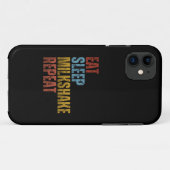 ESSEN SIE SCHLAFMILKSHAKE WIEDERHOLEN Case-Mate iPhone HÜLLE (Rückseite (Horizontal))