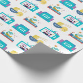 ESSEN SIE SCHLAFPLATZ WIEDERHOLEN GESCHENKPAPIER (Ecke)