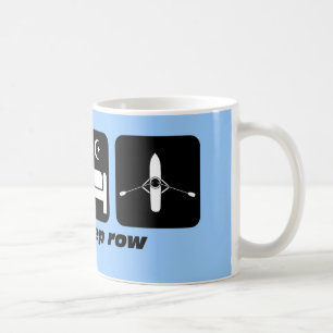 essen Sie Schlafreihe Kaffeetasse