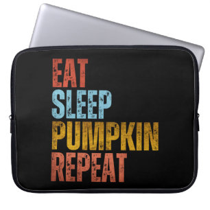 ESSEN SIE SCHLAFSCHLAF PUMPKIN WIEDERHOLEN LAPTOPSCHUTZHÜLLE