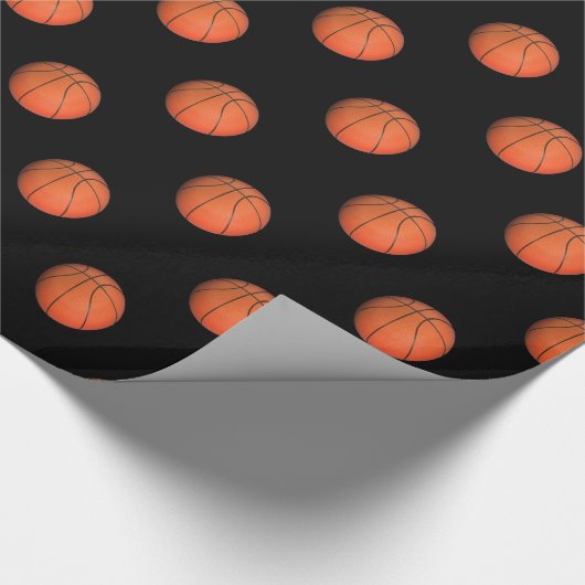 Essen Sie Schlafsoccer-Körbchen mit Ball-Umschlagp Geschenkpapier (Ecke)