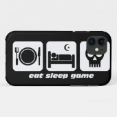 essen Sie Schlafspiel Case-Mate iPhone Hülle (Rückseite (Horizontal))