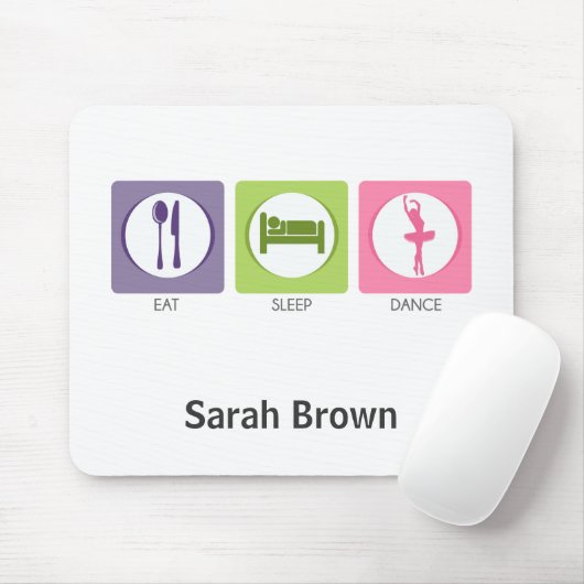Essen Sie Schlaftanz! Mousepad (Mit Mouse)