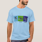 Essen Sie Schlafwhippet Mens/Unisex Raglan T - Shi T-Shirt (Vorderseite)