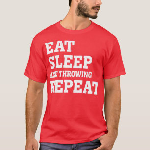 ESSEN SIE SCHLAFZIMMER AX DURCHROWING REPEAT FUNNY T-Shirt