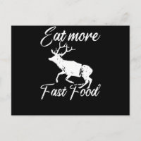 Essen Sie schneller Hirsch Fleisch Hunger essen