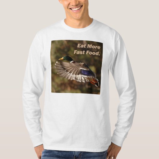 Essen Sie Schnellimbiß T-Shirt (Vorderseite)