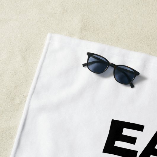 Essen Sie Schutzbrillen-Badetuch der Strandtuch (Beispiel)