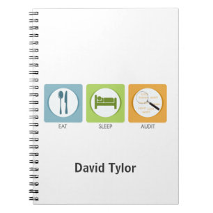 Essen Sie Sleep Audit! Notizblock