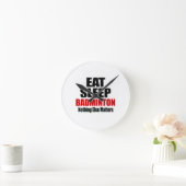 ESSEN SIE SLEEP BADMINTON RUNDE WANDUHR (Zuhause)