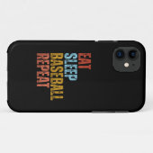 ESSEN SIE SLEEP BASEBALL WIEDERHOLEN Case-Mate iPhone HÜLLE (Rückseite (Horizontal))