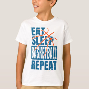 ESSEN SIE SLEEP BASKETBALL WIEDERHOLEN T-Shirt