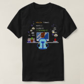 Essen Sie Sleep Code Computerwissensprogrammierung T-Shirt (Design vorne)