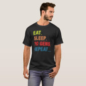 Essen Sie Sleep Do Gens Wiederholung DBD Gaming Ou T-Shirt (Vorne ganz)