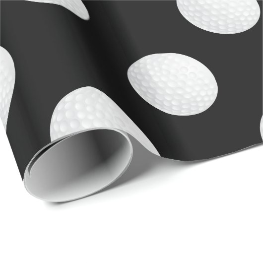 Essen Sie Sleep Golf Wrapping Papier Geschenkpapier (Rolleneckpunkt)