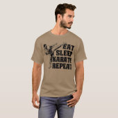 Essen Sie Sleep Karate Wiederholung Geschenk für A T-Shirt (Vorne ganz)