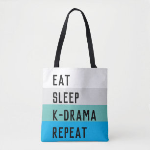 ESSEN SIE SLEEP KDRAMA WIEDERHOLEN TOTE BAG TASCHE