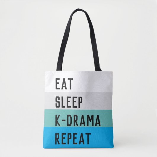ESSEN SIE SLEEP KDRAMA WIEDERHOLEN TOTE BAG TASCHE (Vorderseite)