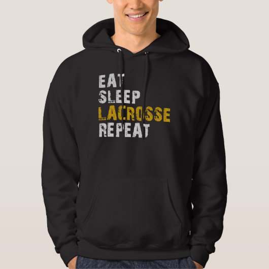 ESSEN SIE SLEEP LACROSSE HOODIE (Vorderseite)