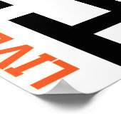 Essen Sie Sleep Live House Poster (Ecke)