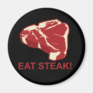 Essen Sie Steak Magnet