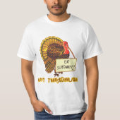 Essen Sie Sufganiyot lustiges T-Shirt (Vorderseite)