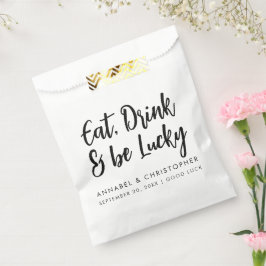 Essen Sie trinken Glück Casino Chips Lotterie Tick Geschenktütchen