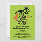 Essen Sie trinken und Beängstigend Halloween-Party (Vorderseite)