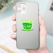 Essen Sie trinken und beängstigend sein Aufkleber (Telefon)