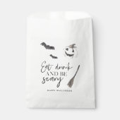 Essen Sie trinken und Beängstigend sein | Frohe Ha Geschenktütchen (Vorderseite)