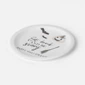 Essen Sie trinken und Beängstigend sein | Frohe Ha Pappteller (Schrägansicht)