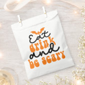 Essen Sie trinken und Beängstigend sein Groovy Ret Geschenktütchen (Ausgeschnitten)