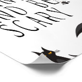 Essen Sie trinken und Beängstigend sein - Hallowee Poster (Ecke)