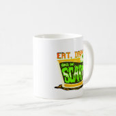 Essen Sie trinken und beängstigend sein Kaffeetasse (VorderseiteRechts)