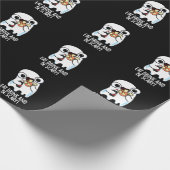 Essen Sie trinken und Beängstigend sein lustigen G Geschenkpapier (Ecke)