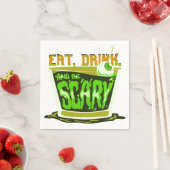 Essen Sie trinken und beängstigend sein Serviette (Beispiel)