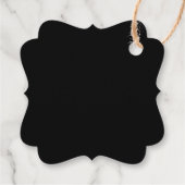 Essen Sie trinken und beängstigend werden roten Bl Geschenkanhänger (Rückseite)