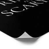 Essen Sie trinken und Beängstigendes Halloween-Par Poster (Ecke)