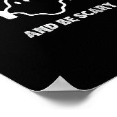 Essen Sie trinken und Beängstigendes Halloween-Par Poster (Ecke)