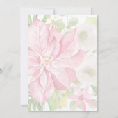 Essen Sie trinken und fühlen Sie sich am blumigen Einladung (Rückseite)