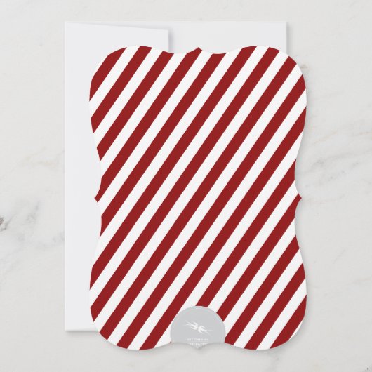 Essen Sie trinken und genießen Sie die Rustikale F Einladung (Rückseite)