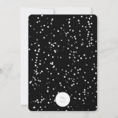 Essen Sie trinken und genießen Sie die Rustikale F Einladung (Rückseite)