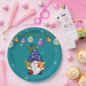 Essen Sie trinken und gnomie sein Pappteller (Party)