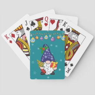 Essen Sie trinken und gnomie sein Spielkarten