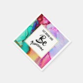 Essen Sie trinken und Phantastisch Abstrakten Marm Serviette (Ecke)